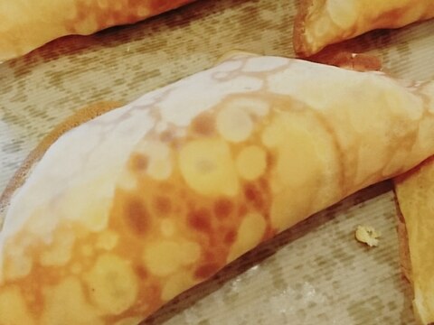 クレープで包むオムレット